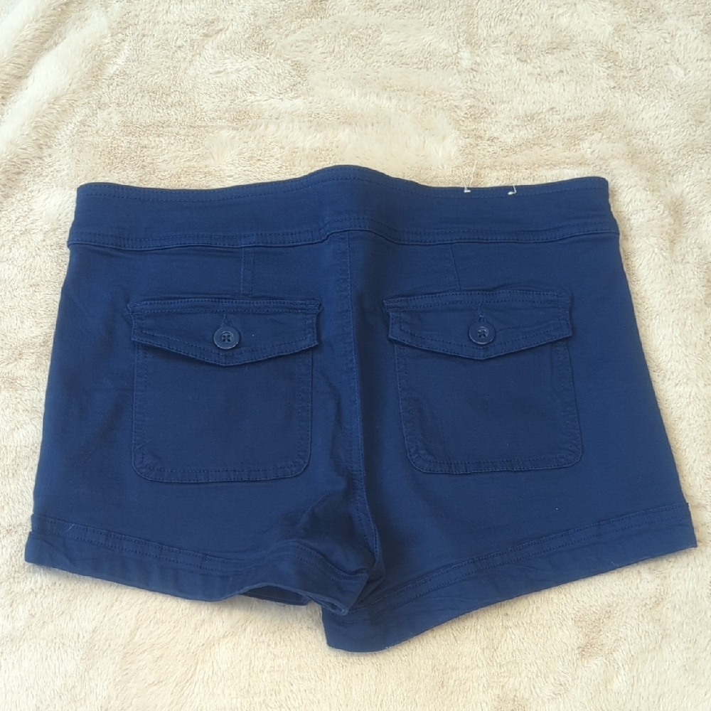 Altar'd State Button Blue Shorts - Picture 4 of 4